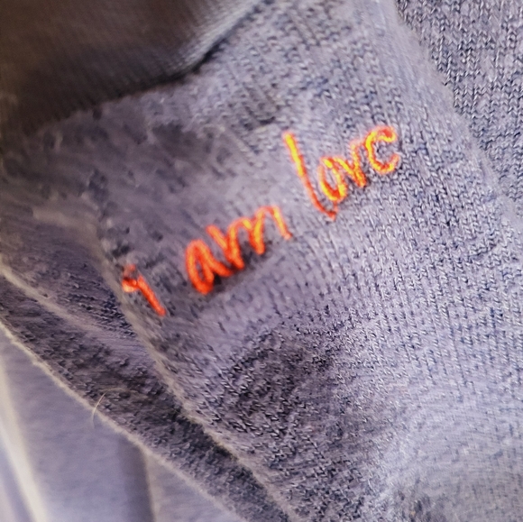 PEACE LOVE WORLD Lonsleeve Lace Up Shirt Small - Picture 3 of 9